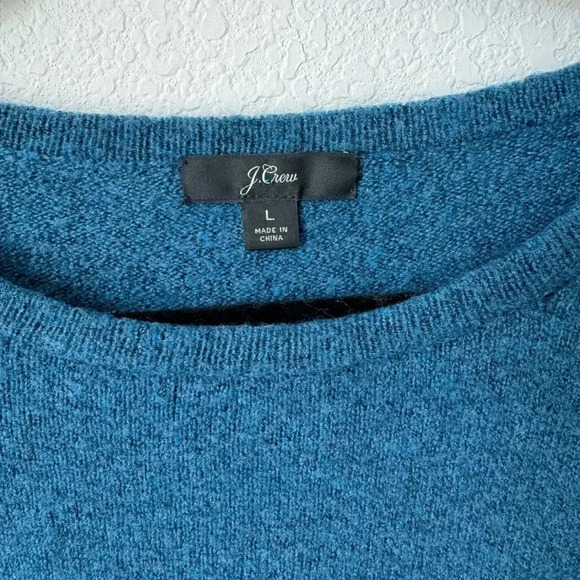 J.Crew Boxy Wool Blend Crew Neck Knit Top - Picture 4 of 7